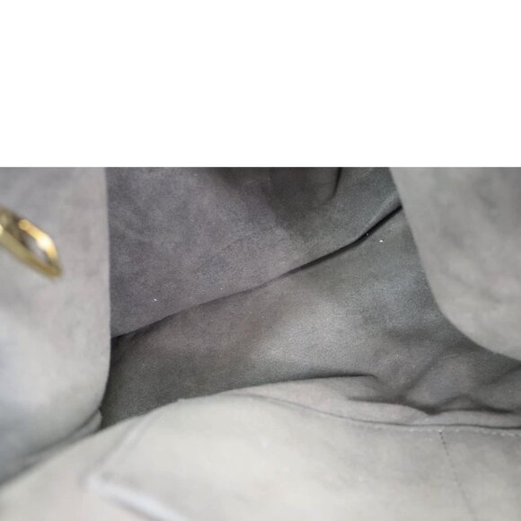 Louis Vuitton  Selene MM Mahina Leather Tote Shoulder Bag Black - Picture 12 of 16